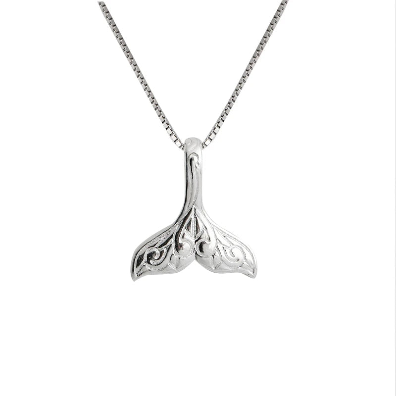 Böhmische Fischschwanz-Anhänger-Halskette | Shop Nory