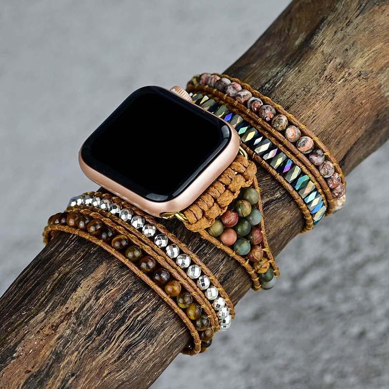 Tigerauge Verstärkendes Apple Watch Armband | Shop Nory