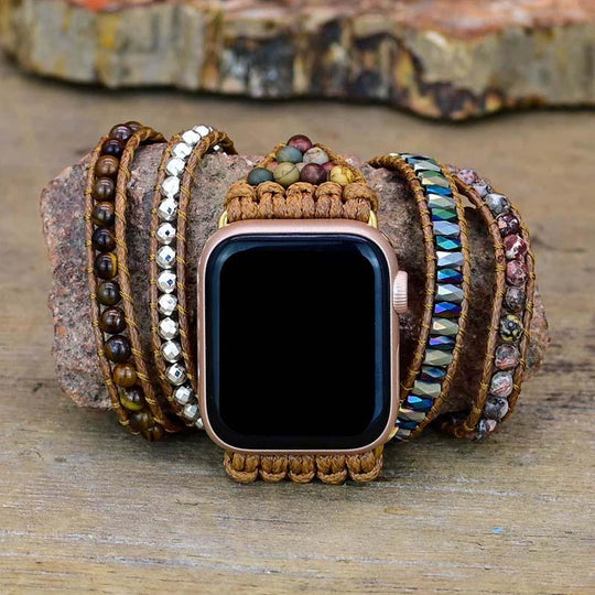 Tigerauge Verstärkendes Apple Watch Armband | Shop Nory