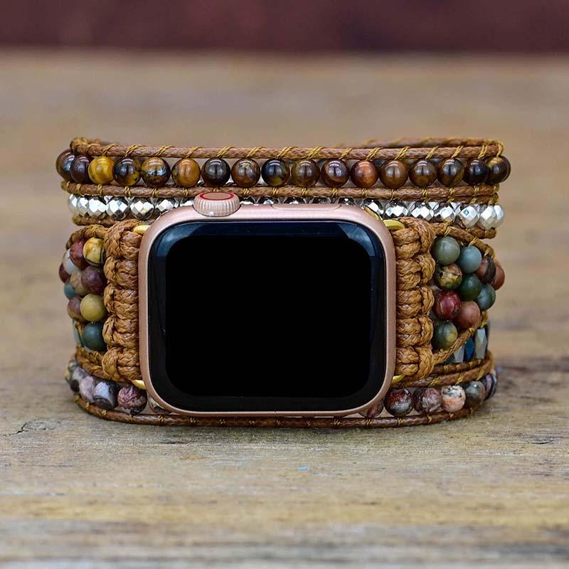Tigerauge Verstärkendes Apple Watch Armband | Shop Nory