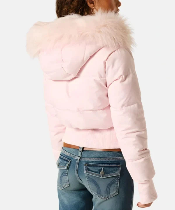 Damen Gesteppt Winterjacke mit Warm & Abnehmbarer Kapuze | ShopNory