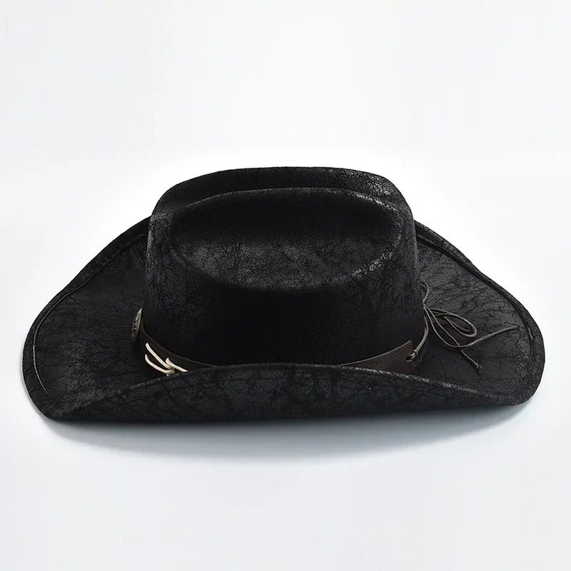 Cowboyhut mit Knochenperlenbesatz