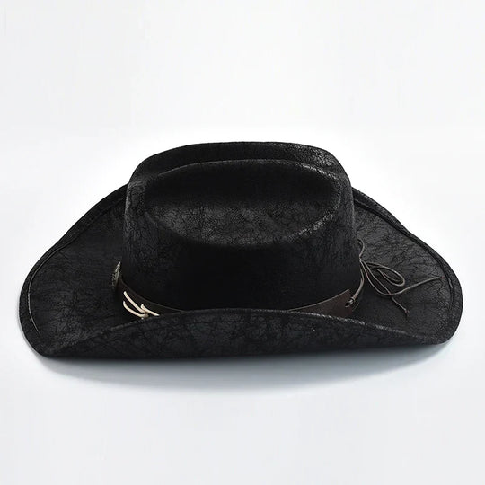 Cowboyhut mit Knochenperlenbesatz