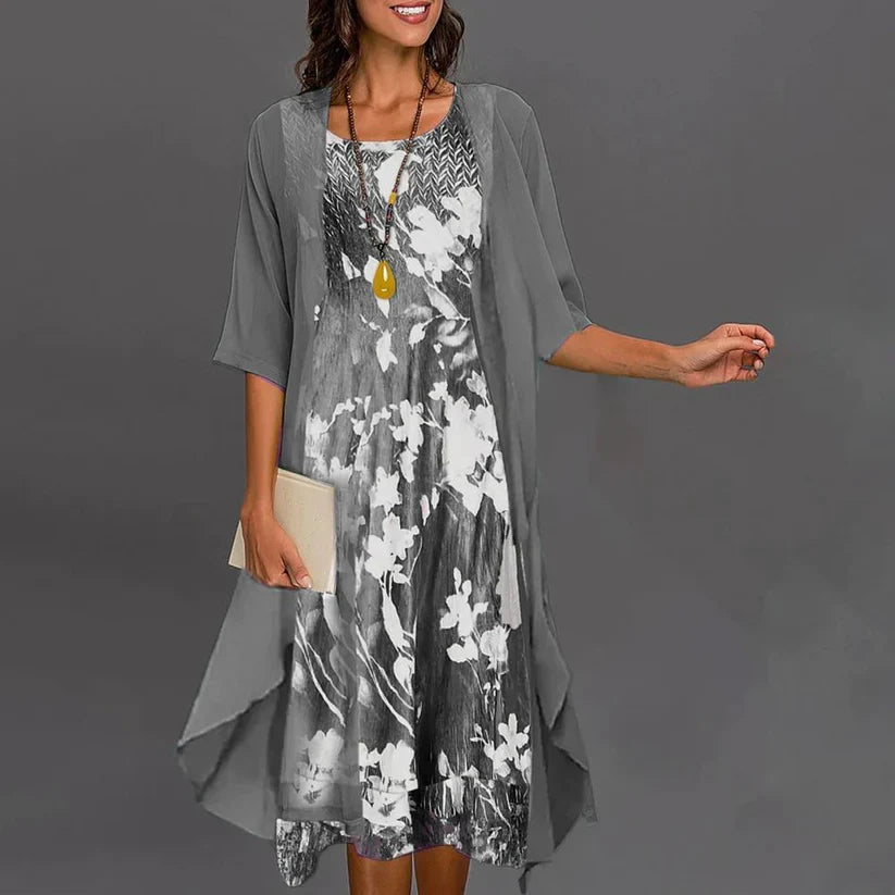 Elegante Blühende Setkleid