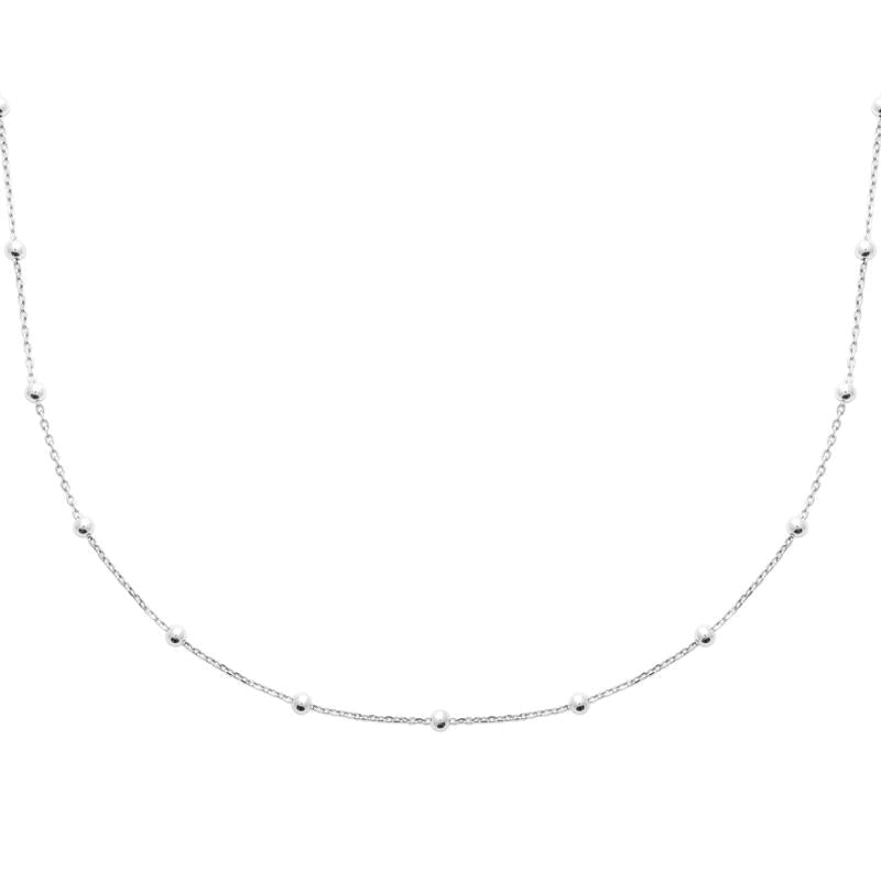 Feine Silberkette mit Kugeln – Minimalistische Eleganz aus 925er Silber | Shop Nory