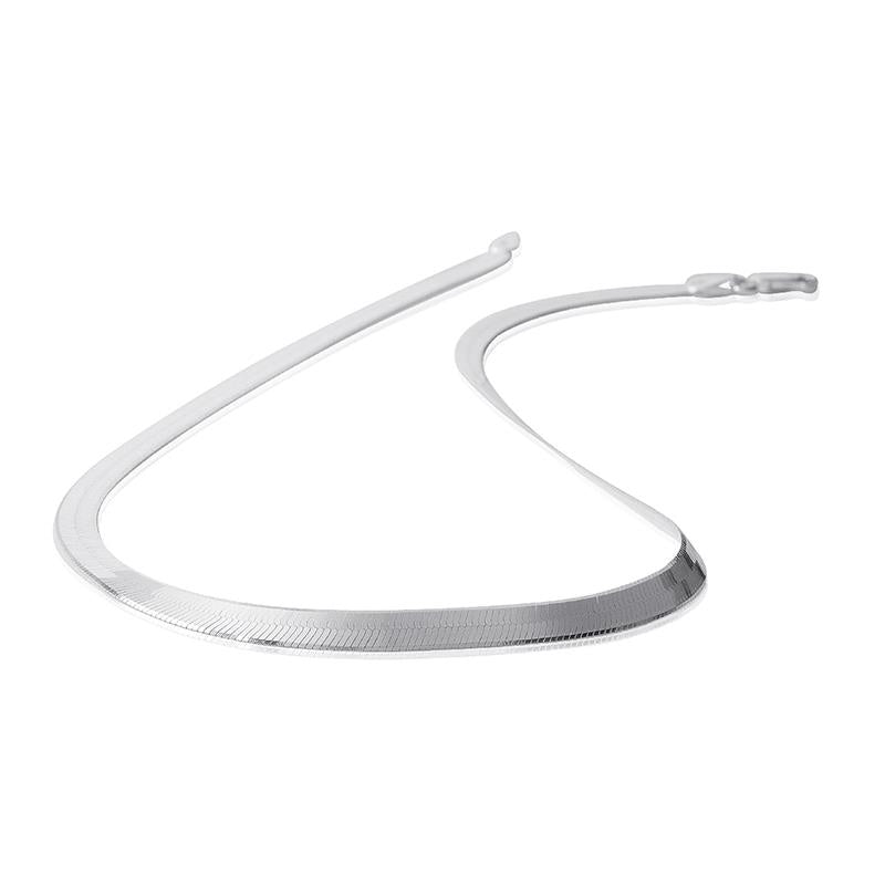 Flache Schlangenkette aus silber | Shop Nory