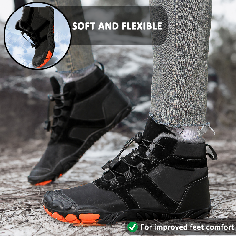 Flexible Wasserdichte Schneestiefel für Unisex – Bequem & Unterstützend für Winterabenteuer
