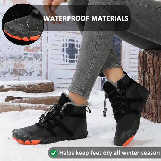 Flexible Wasserdichte Schneestiefel für Unisex – Bequem & Unterstützend für Winterabenteuer