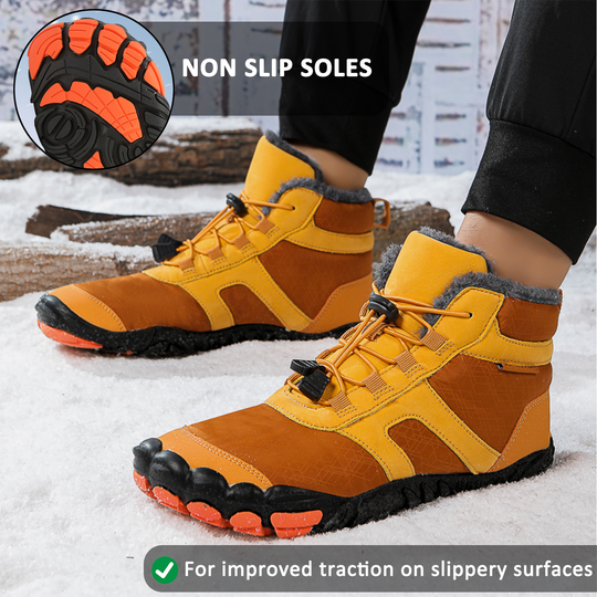 Flexible Wasserdichte Schneestiefel für Unisex – Bequem & Unterstützend für Winterabenteuer