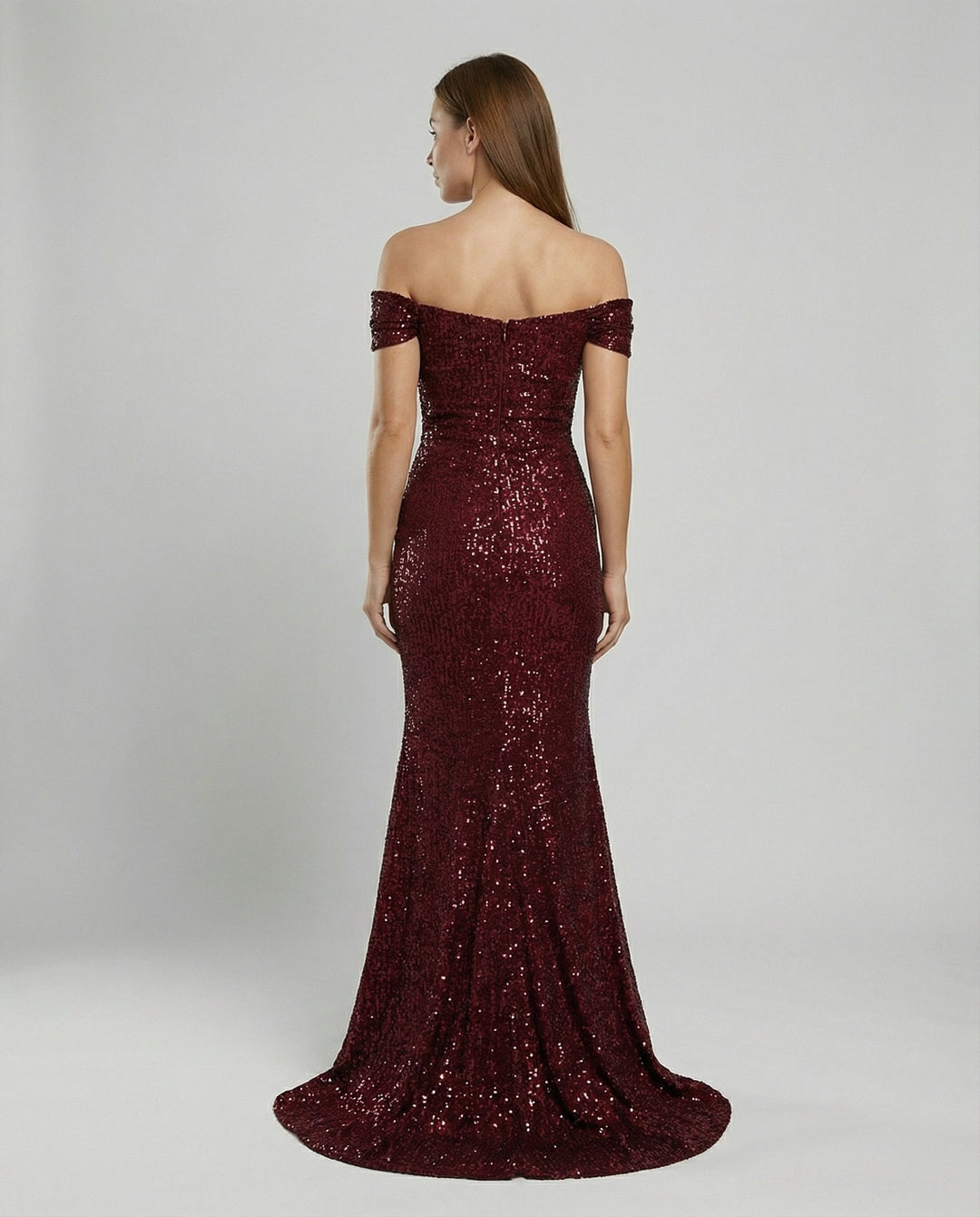 Elegantes Off Shoulder Abendkleid Damen