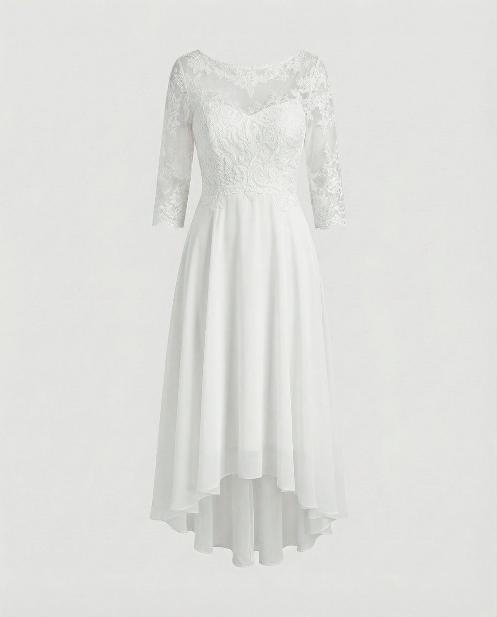 Festliches Maxikleid mit Spitzenbesatz für Damen