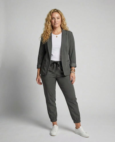 Elegantes Blazer Jogger Damen Set | Heidi-Mode
