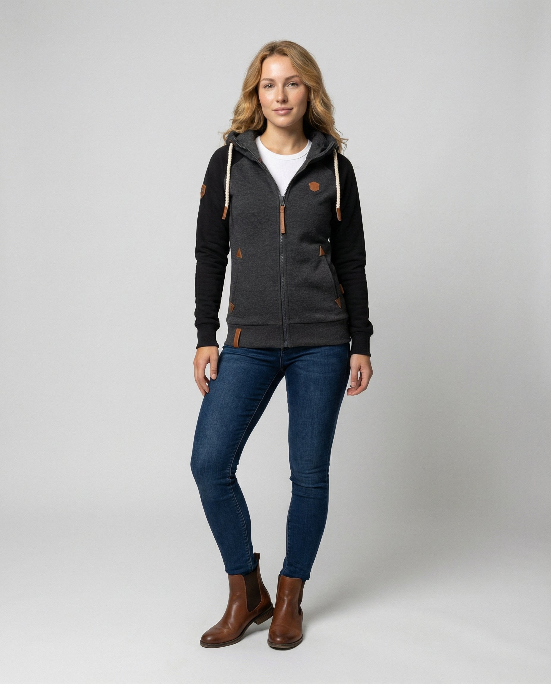 Weicher Kapuzen Hoodie Damen