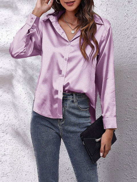 Langärmeliges Elegantenhemd