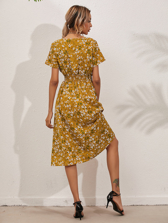 Floral Elegante Sommerkleider Damen