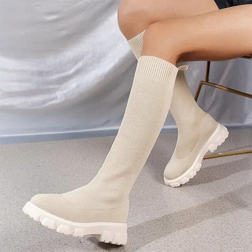 Moderne Stretch Stiefeletten