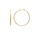 Gedrehte diamantierte Creolen - 18Karat vergoldet | Shop Nory
