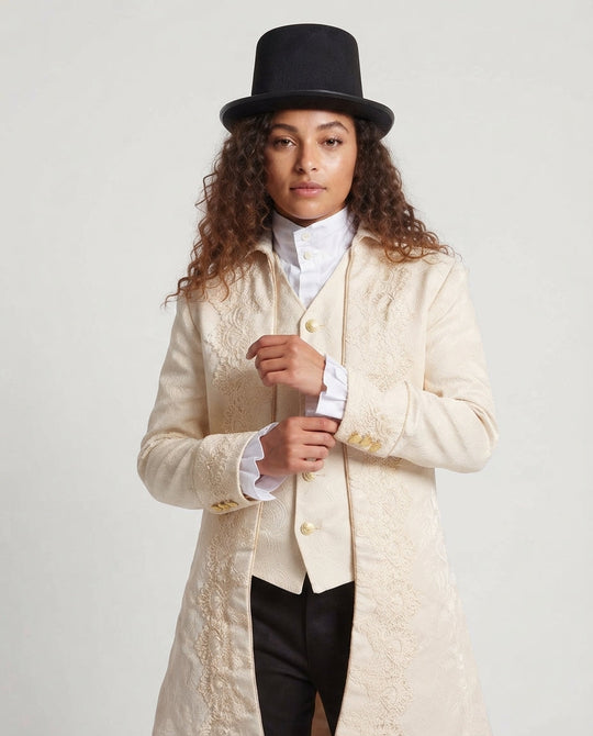 Damen elegante Frackjacke mit kunstvollen Verzierungen Shop Nory