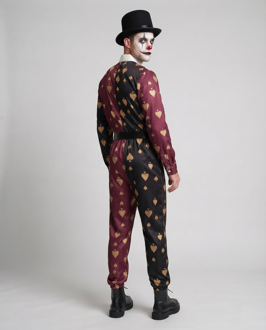 Herren Joker-Kostüm im auffälligen Design mit Spielkarten-Motiv Shop Nory
