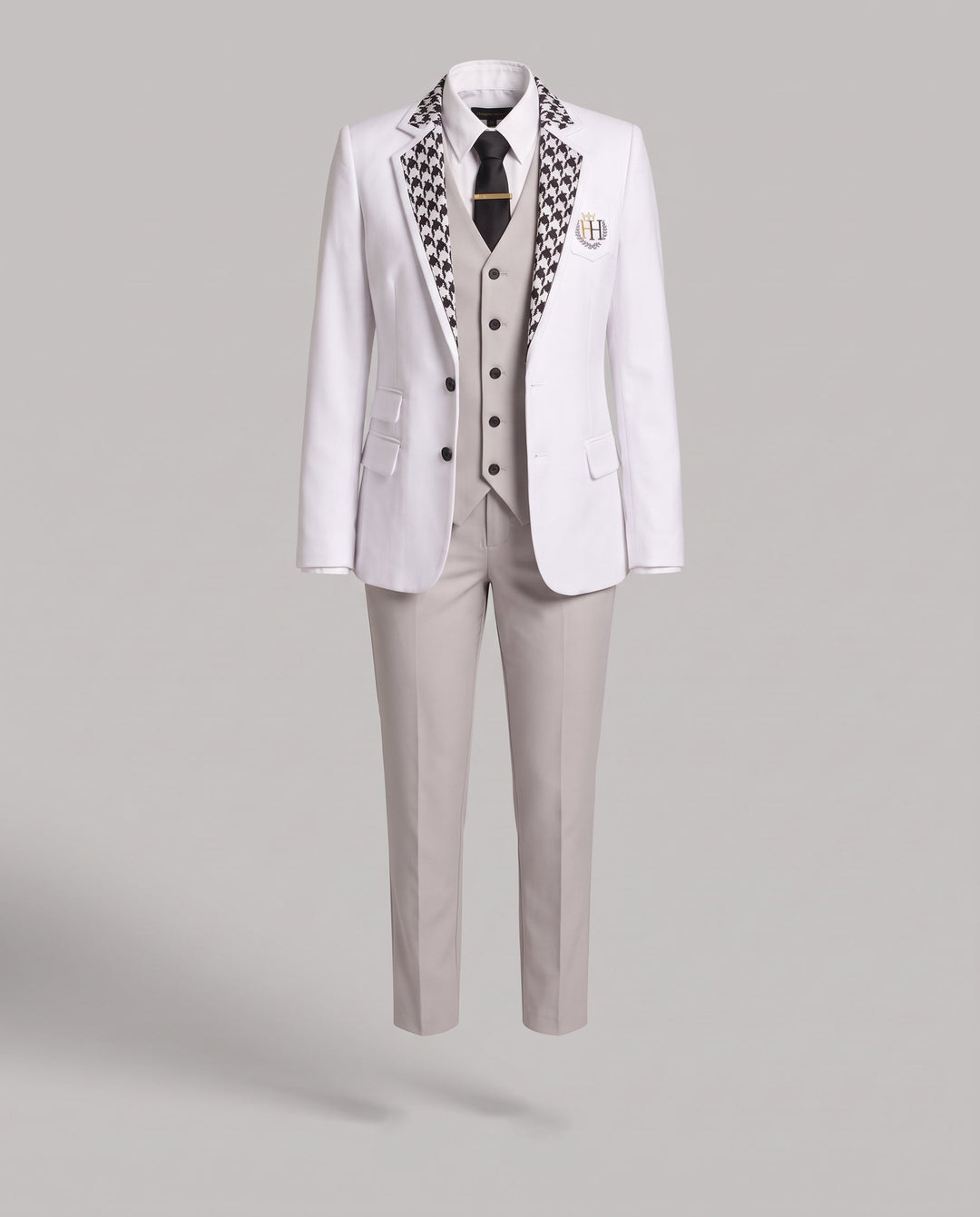 Damen Elegantes Blazer-Outfit mit integriertem Hoodie und schmaler Hose Shop Nory
