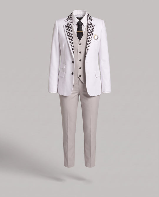 Damen Elegantes Blazer-Outfit mit integriertem Hoodie und schmaler Hose Shop Nory