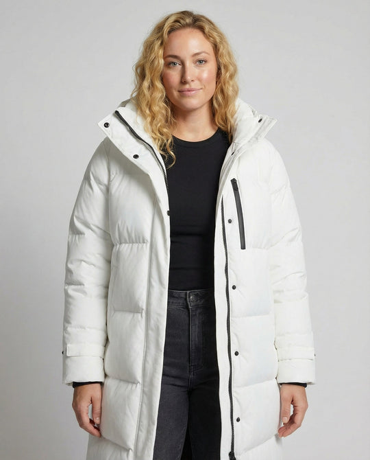 Langer Plus Size Daunenmantel | Heidi-Mode