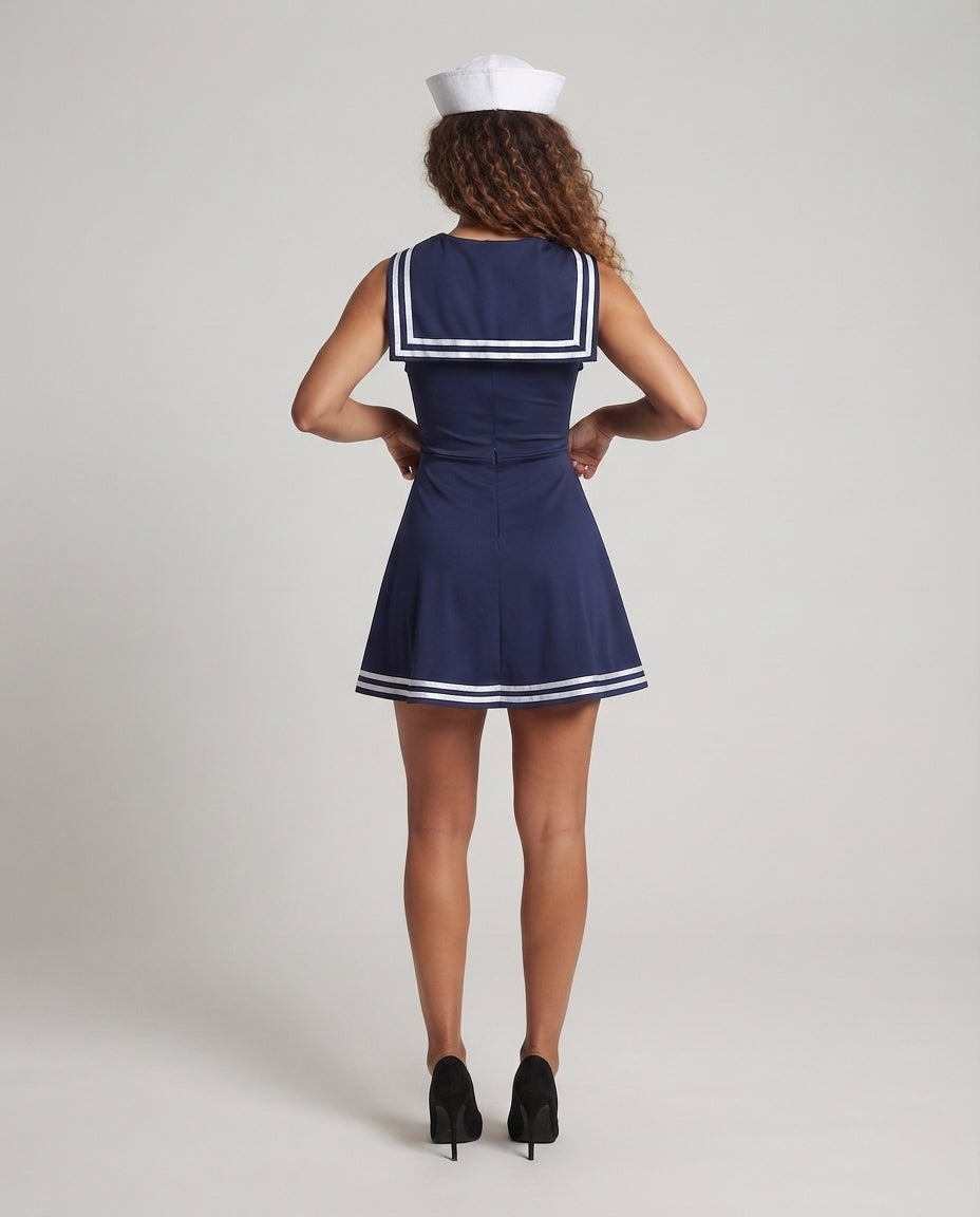 Damen Matrosen-Kleid mit eleganten Details Shop Nory