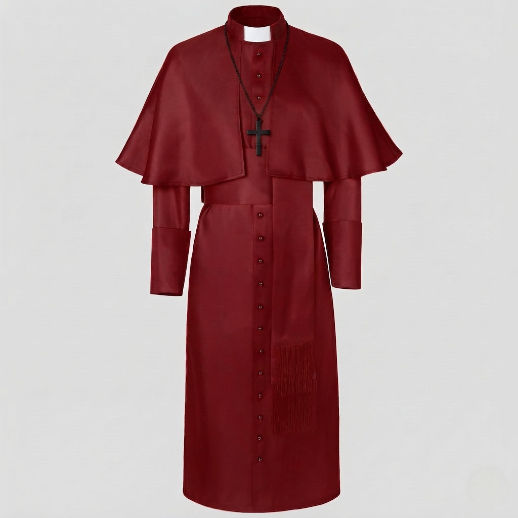 Damen Liturgisches Gewand mit eleganter Kragenpartie und stylischem Umhang Shop Nory