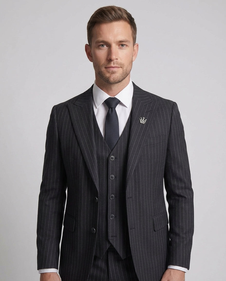 Eleganter und stilvoller Anzugjacke für Herren mit passender Hose Shop Nory
