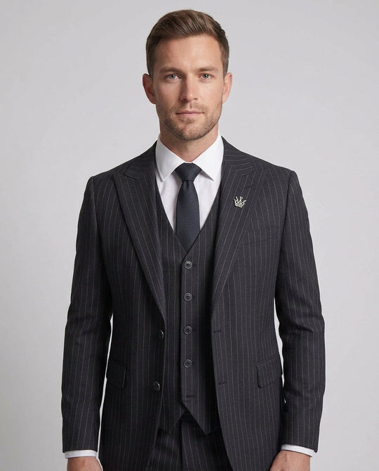 Eleganter und stilvoller Anzugjacke für Herren mit passender Hose Shop Nory