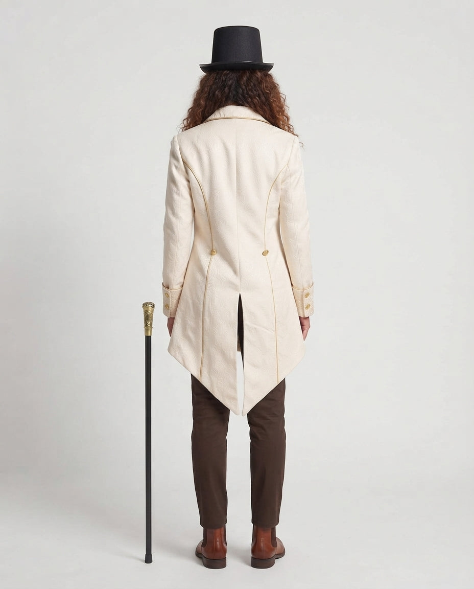 Damen elegante Frackjacke mit kunstvollen Verzierungen Shop Nory