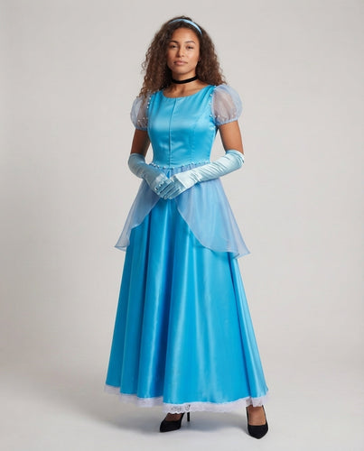 Damen märchenhaftes Ballkleid mit elegantem Überrock Shop Nory