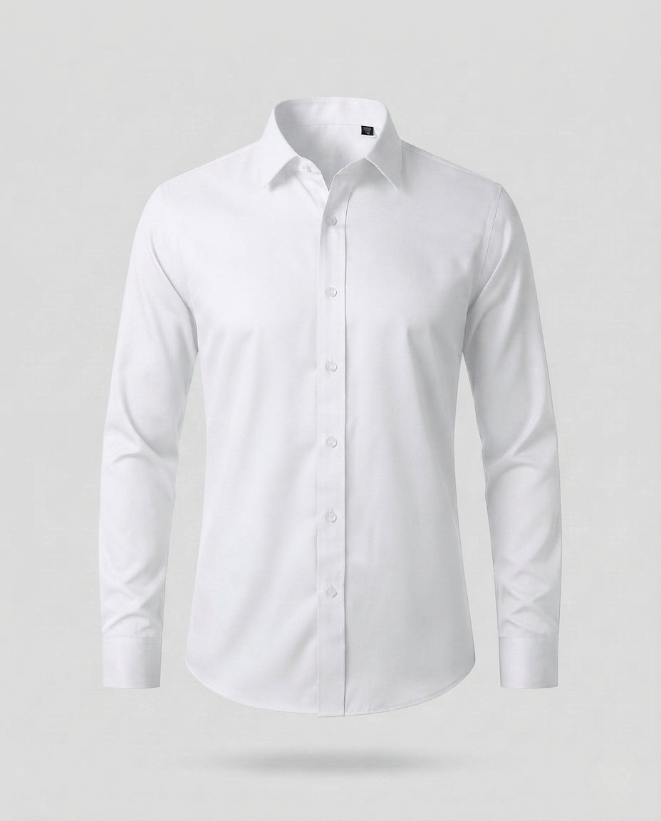 Herren Klassisches Langarmhemd Aus feiner Baumwolle Shop Nory