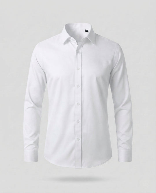 Herren Klassisches Langarmhemd Aus feiner Baumwolle Shop Nory