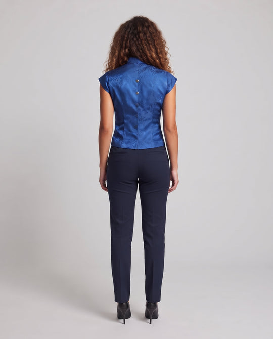 Damen elegantes Vest mit aufwendigem Design und feinen Details Shop Nory