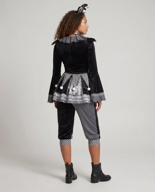 Damen Clownkostüm mit raffinierter Detailverarbeitung Shop Nory