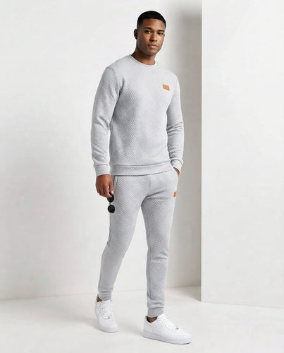 Herren Strukturierter Rundhals-Pullover aus leichtem strukturiertem Strick Shop Nory