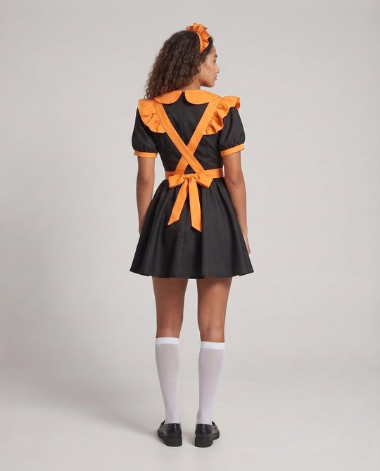 Damen verspieltes Dienstmädchenkleid mit Rüschendetails Shop Nory