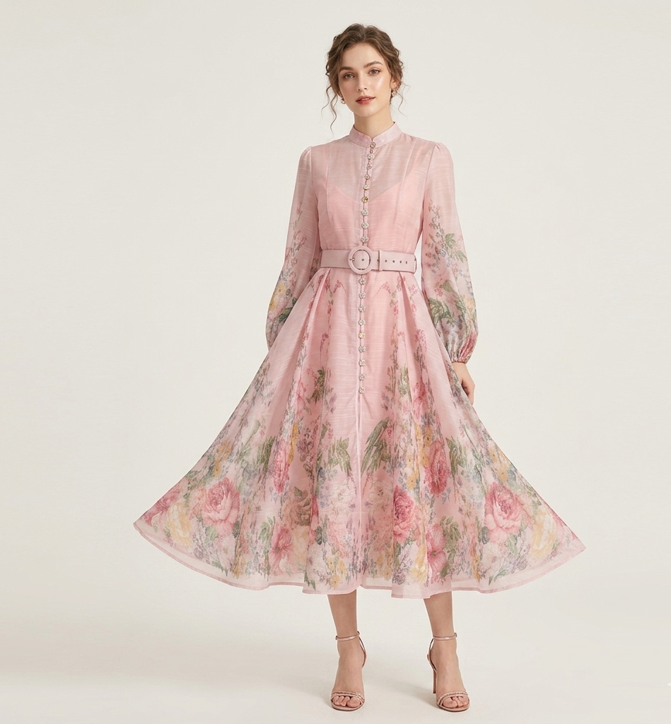 Tailliertes Minikleid Mit Rüschen Damen