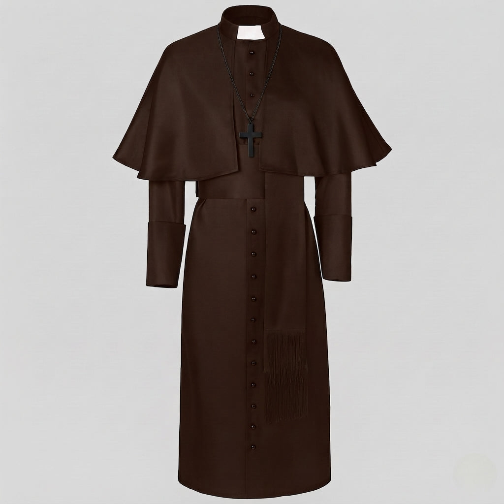 Damen Liturgisches Gewand mit eleganter Kragenpartie und stylischem Umhang Shop Nory