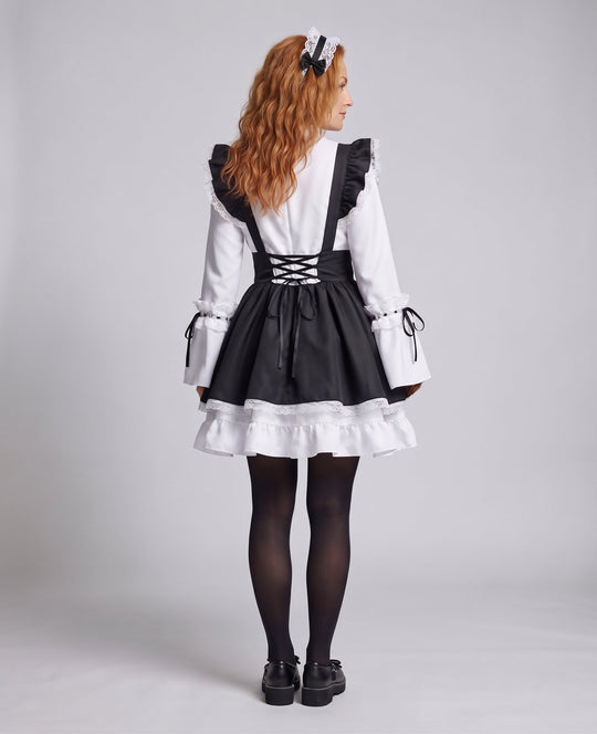 Damenkostüm als elegante Dienstmädchen mit Rüschen und Schleifen Shop Nory