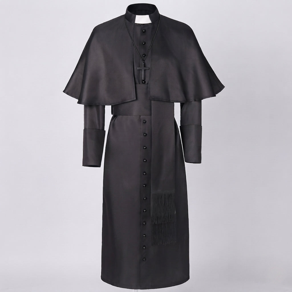Damen Liturgisches Gewand mit eleganter Kragenpartie und stylischem Umhang Shop Nory
