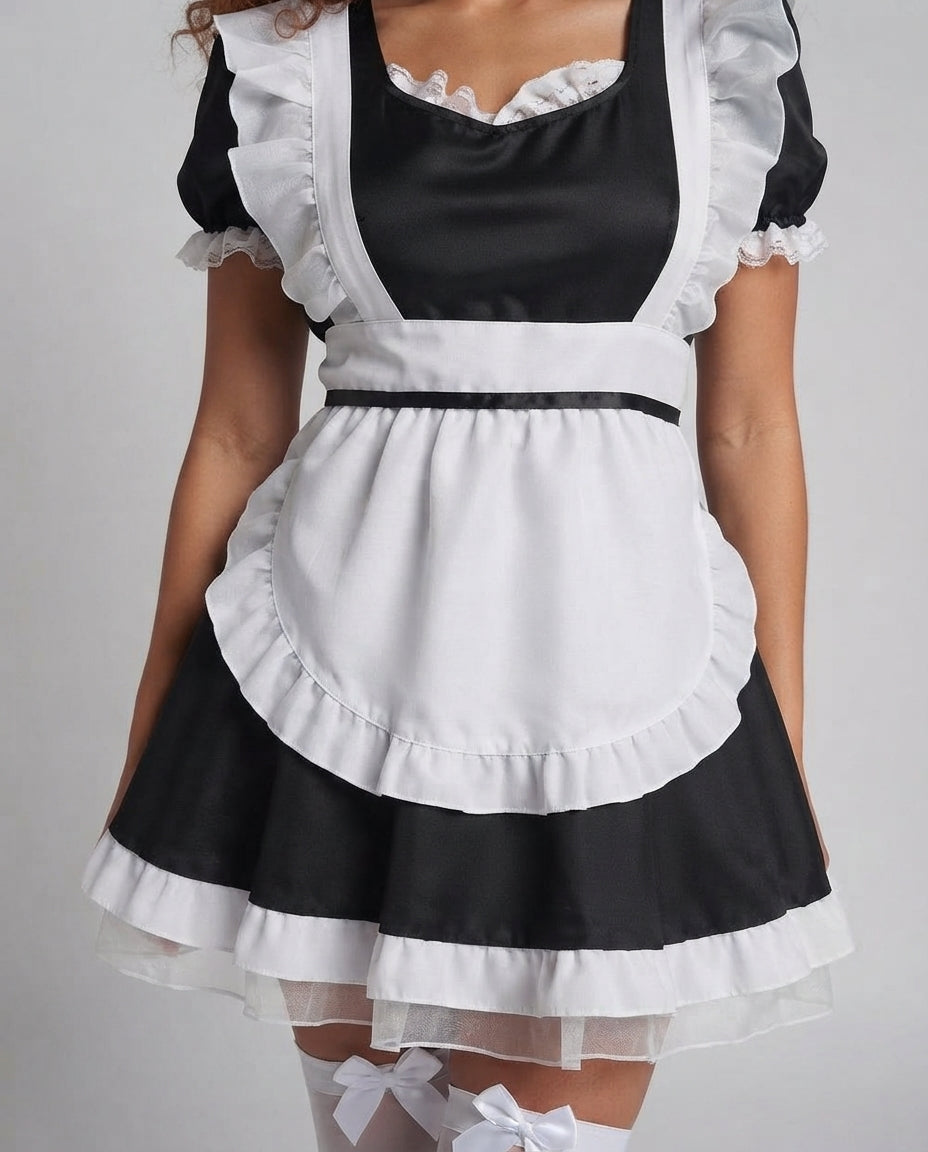Damen Küchenkostüm mit Rüschendetails Shop Nory