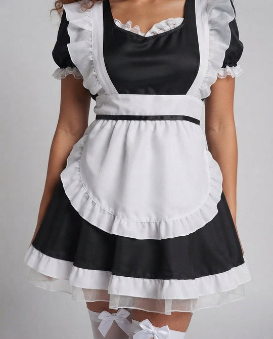 Damen Küchenkostüm mit Rüschendetails Shop Nory