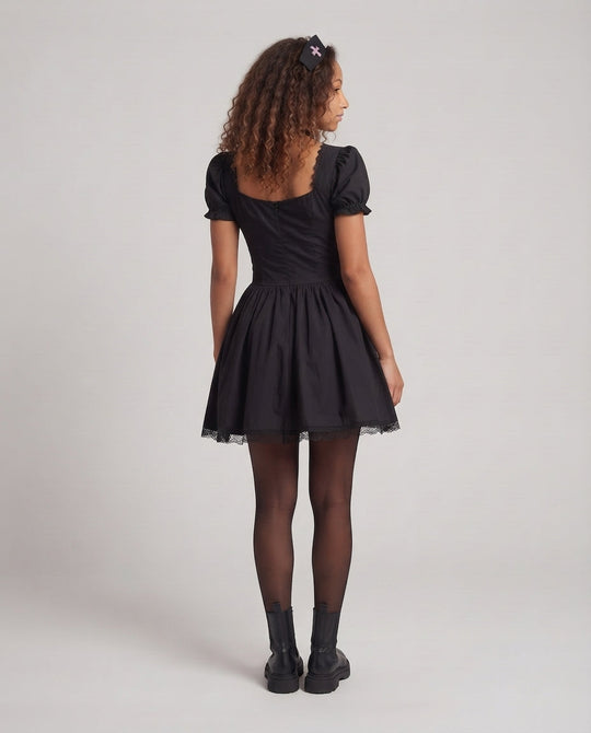 Damen verspieltes Corsagenkleid mit Rüschendetails Shop Nory