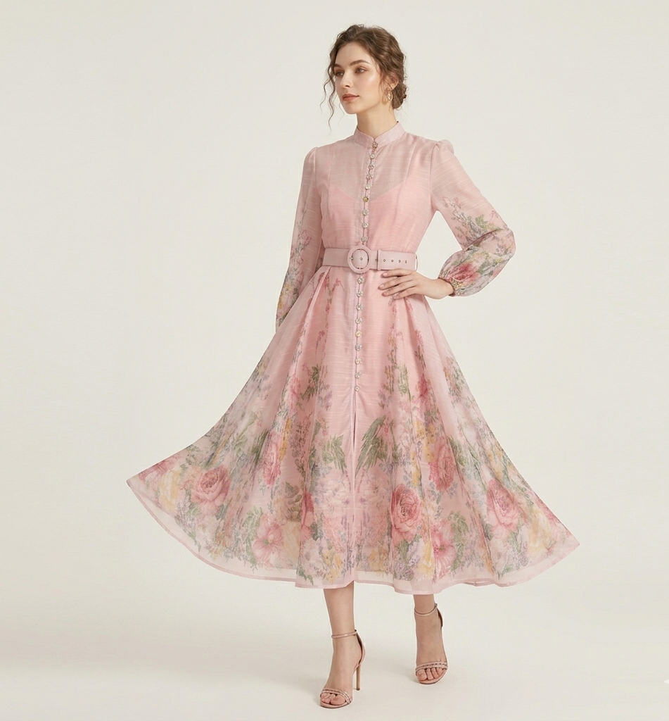 Tailliertes Minikleid Mit Rüschen Damen