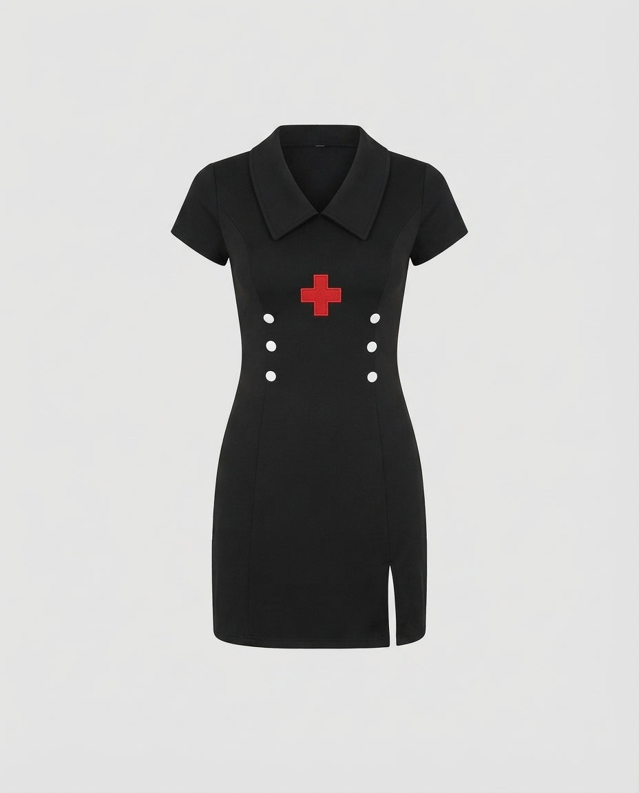 Damen Verführerisches Krankenschwester-Kostüm mit Accessoires Shop Nory