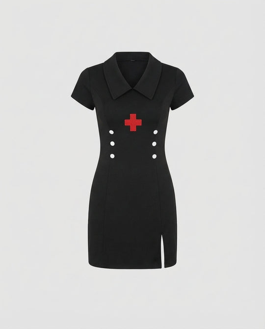 Damen Verführerisches Krankenschwester-Kostüm mit Accessoires Shop Nory