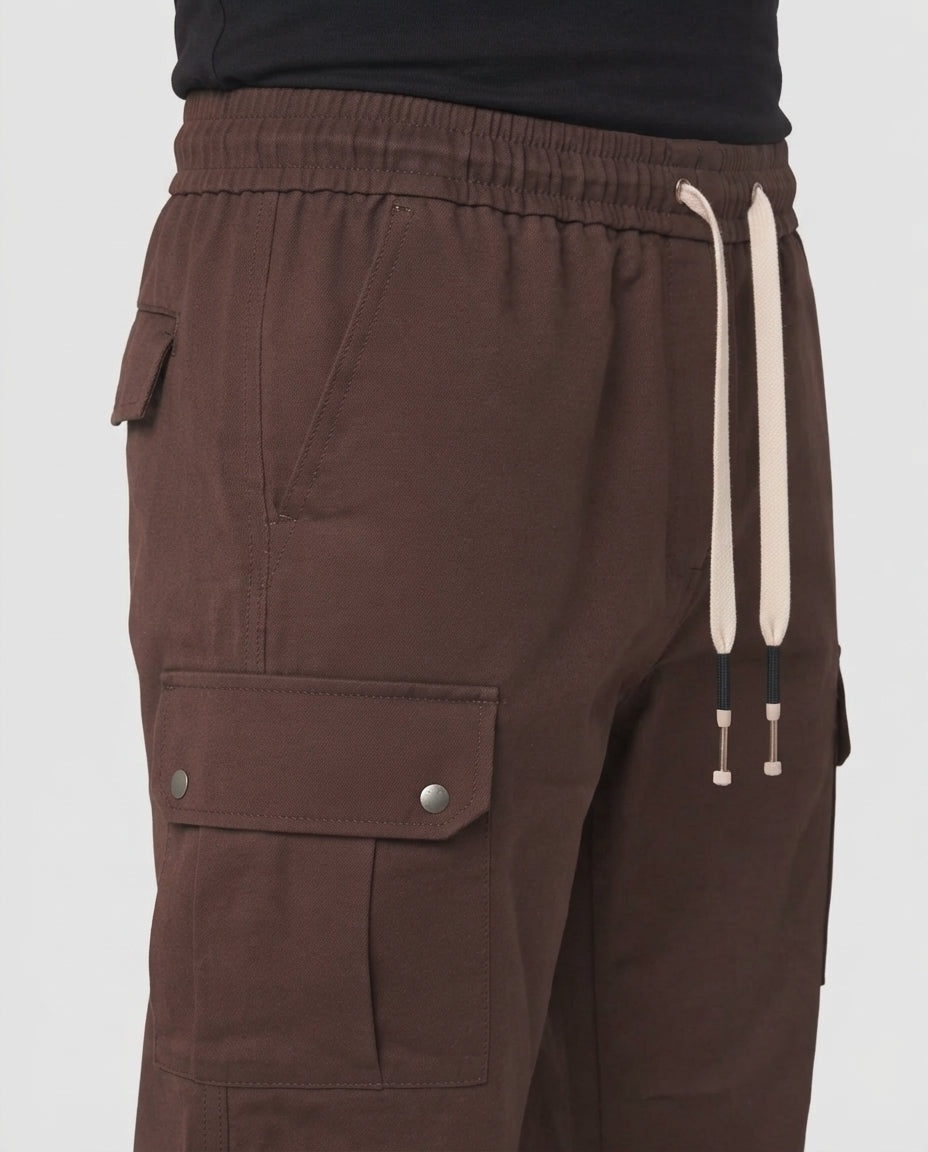 Herren Baggy Cargo Hose mit elastischem Tunnelzug, multifunktionalen Taschen & entspannter Silhouette Shop nory