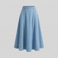 Maxirock Damen Jeans Lang